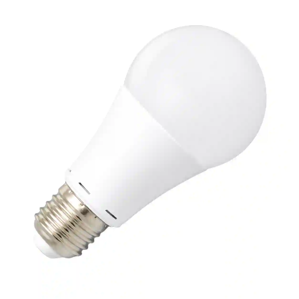 Bílá LED žárovka E27 s matnou baňkou a závitovou paticí